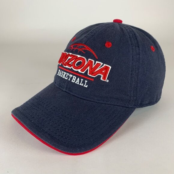 Arizona Wildcats Basketball NCAA Navy Blue The Game Relaxed Fit Strapback Hat - Picture 1 of 5